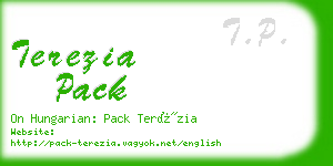 terezia pack business card